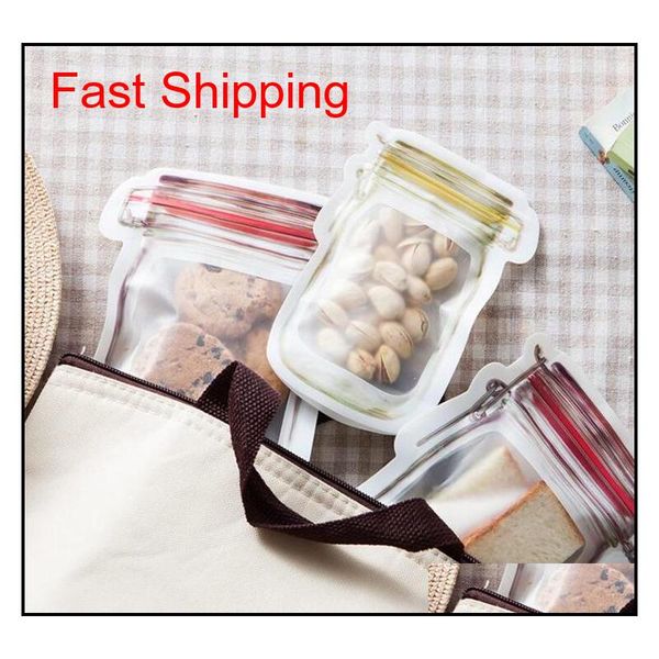 

reusable zipper food storage bag mason jar snack food storage container dried fruit biscuit candy ba qyljjv my_home2010