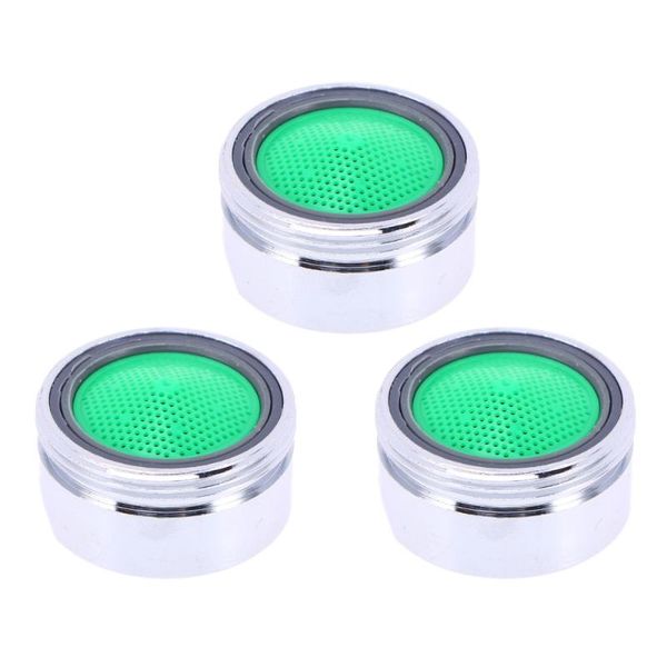 

3 pcs threaded brass aerator bubbler sprayer water saving filter female thread polished