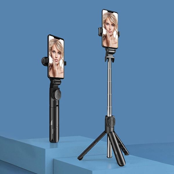 

беспроводная связь bluetooth селфи стик складная тренога расширяемый монопод с пультом дистанционного управления для android