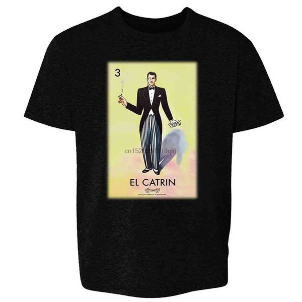 

pop threads el catrin dandy loteria card mexican bingo black 6 toddler kids girl boy t-shirt(1) sport hooded sweatshirt hoodie