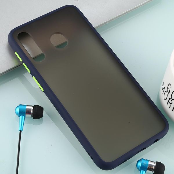 

for galaxy m30s skin hand feeling series anti-fall frosted pc tpu case