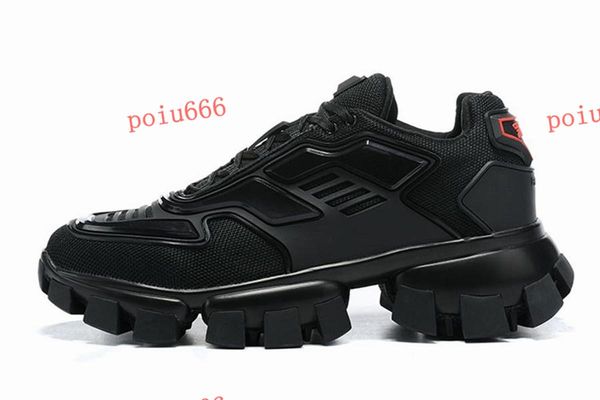 

2021 new design mens cloudbust thunder casual shoes height increasing fashion sneakers, Black