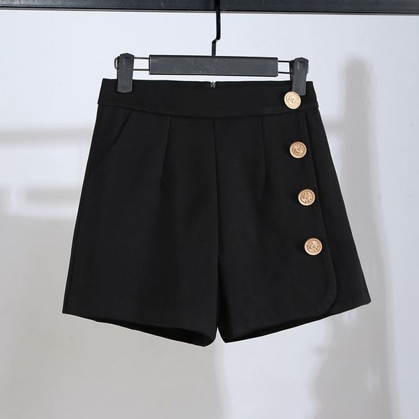 

new 2021 spring fall 2 female turtleneck long sleeve shirts + irregular high fashion shorts y446 nx4h mb52, Gray