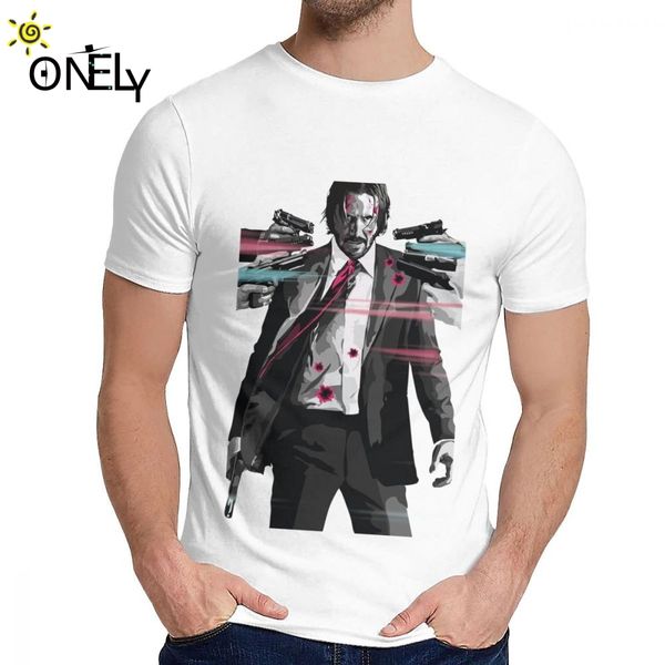 

t shirt cool john wick nice fashionable round collar cartoon print t-shirt sport hooded sweatshirt hoodie