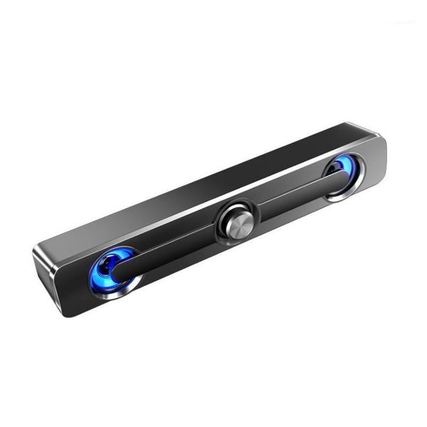 Alto-falantes portáteis Computador de computador TV Bar de som com fio e sem fio Bluetooth 5.0 Home Surround Soundbar SoundBar Stereo para PC Theater AUX 3.5M Plug1