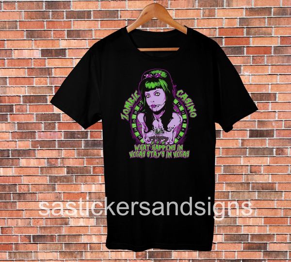 

новое повседневные прохладный tee shirt качество смешные классический прохладно ретро футболка зомби казино горячих продаж футболка с капюшо