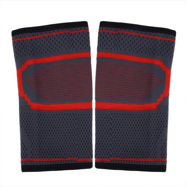 

1 pair outdoor sport elbow support pad silica gel breathable protective elbow brace support arm pad sleeve, Black;gray