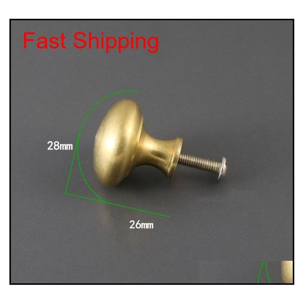 

2 pieces antique solid simple drawer knob furniture hardware wardrobe shoe door single hole handl qylxcx bde_luck
