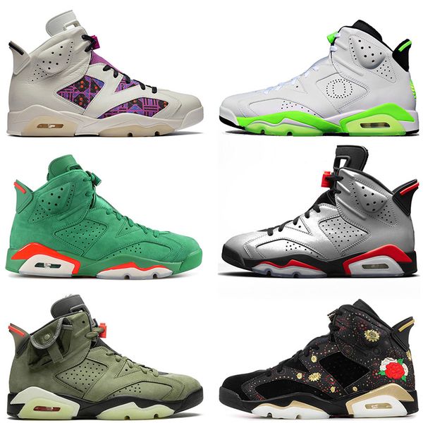 

2021 jumpman 6 6s smoke grey hare travis scotts mens basketball shoes black quai 54 cactus jack trainers sneakers, White;red