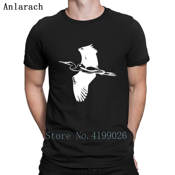 

flying heron t shirt summer slim custom round collar humor loose outfit cotton shirt sport hooded sweatshirt hoodie