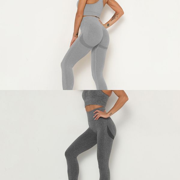 

chrleisure seamless yoga set women padded sports bra yoga leggings 2 pcs sports suits gym tracksuit push up workout sportswear c0122, Black;white