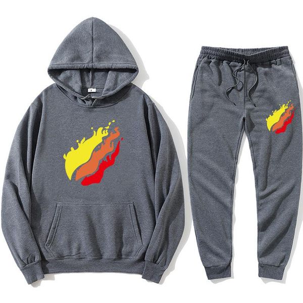 

mens 2020 paragraph hoodie men/women casual hoodies couple sweatshirts 2020 paragraph pullovers suit, Gray