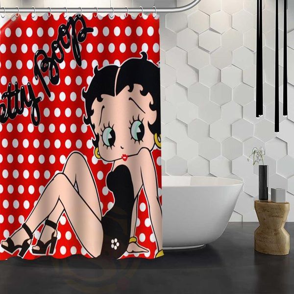 

custom betty boop shower curtain waterproof fabric shower curtain for bathroom wjy1.17