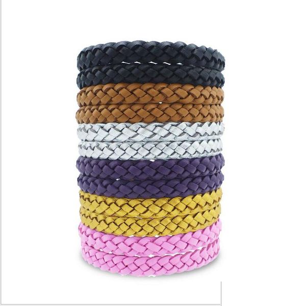 

creative leather mosquito repellent wristband band bracelets anti mosquito pure natural adults children wrist band pe qylrdg bdebaby