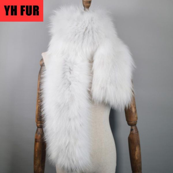 

new luxurious quality women real fur scarf warm soft knitted long style real fur shawl wrap natural ring scarves, Blue;gray