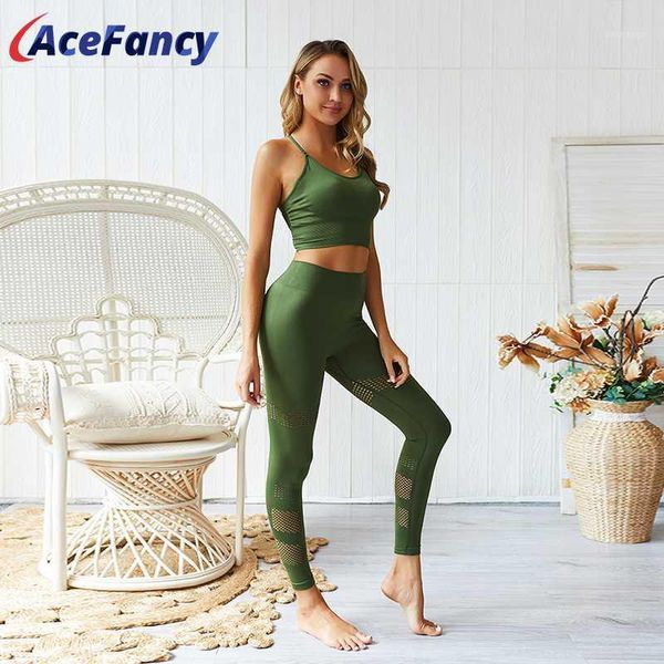 

yoga outfits set women bra breathable leggings seamless gym zc2106 workout fitness sportswear outfit1, White;red