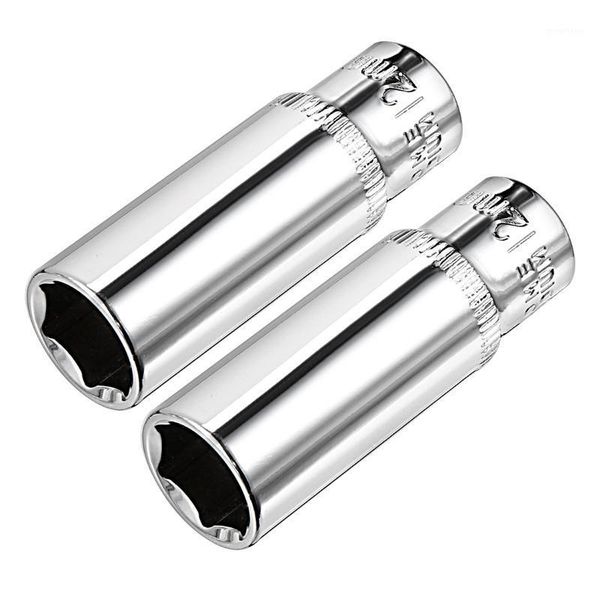 

uxcell 1/4-inch drive 6-point deep socket 12mm 2pcs1