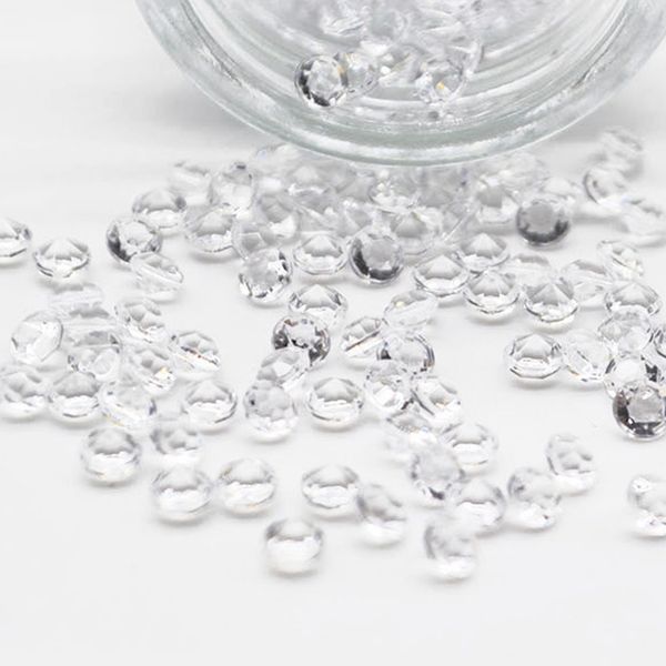

wedding decoration 1000pcs 4.5mm crafts crystal confetti table scatters clear crystals centerpiece events party festive supplies