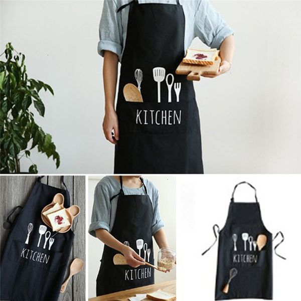 

man home restaurant fashion commercial women bib spun poly cotton kitchen waist aprons kitchens