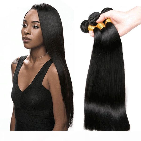 

viya 9a brazilian straight 3 bundles natural black color can be dyed and bleached 8-30 inch ing