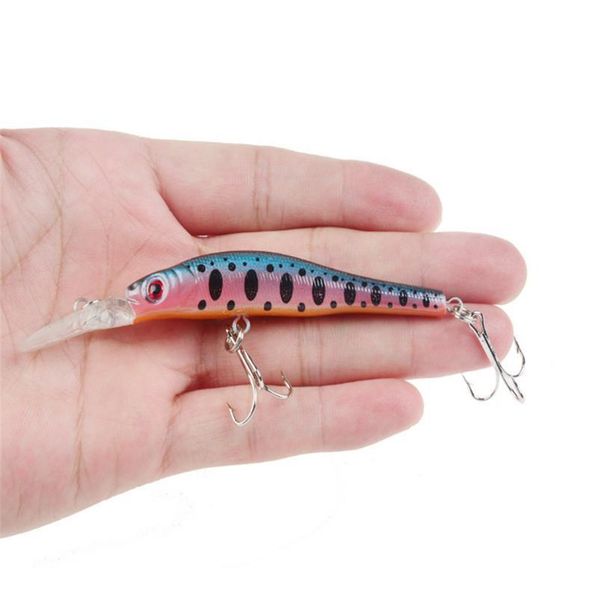 

1pcs new minnow fishing lure 9.5cm 6.7g hard artificial bait 3d eyes fishing wobblers japan plastic fish crankbait qylwlb