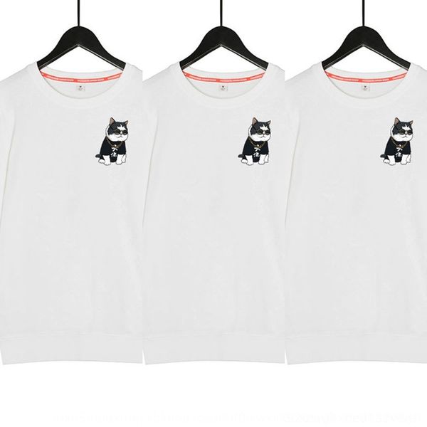 

vd0wg 045 spring solid pullover new sweater men's long sleeve pullover xdon3 color simple casual fashion brand fashion new pulloverswea, Black