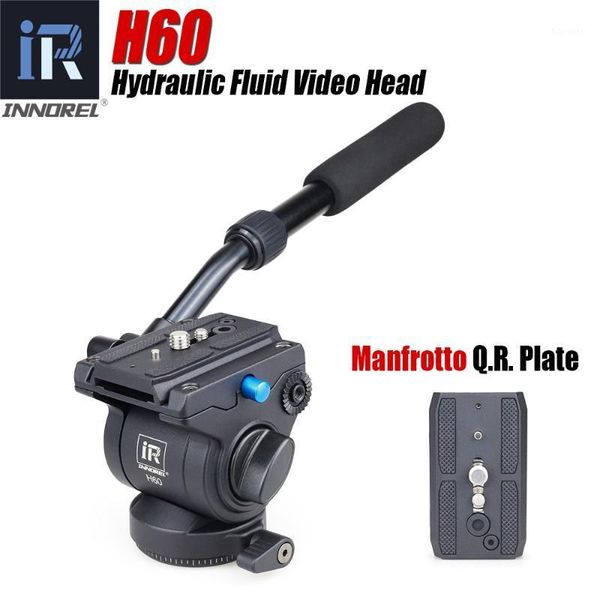 

innorel h60 hydraulic fluid tripod head video panoramic head for camera tripod monopod slider with quick release plate1