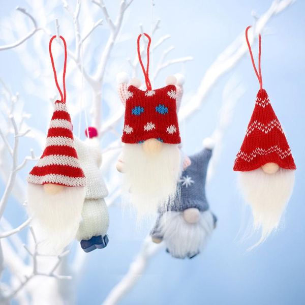 

christmas decorations 9pcs lovely gnome decoration tree ornaments doll for home