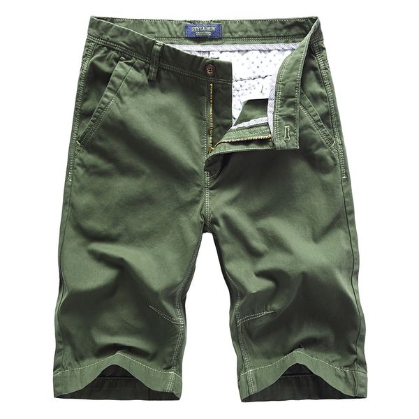 

2021 new summer new cotton cargo men knee length pockets shorts male fashion casual fit w0id, White;black