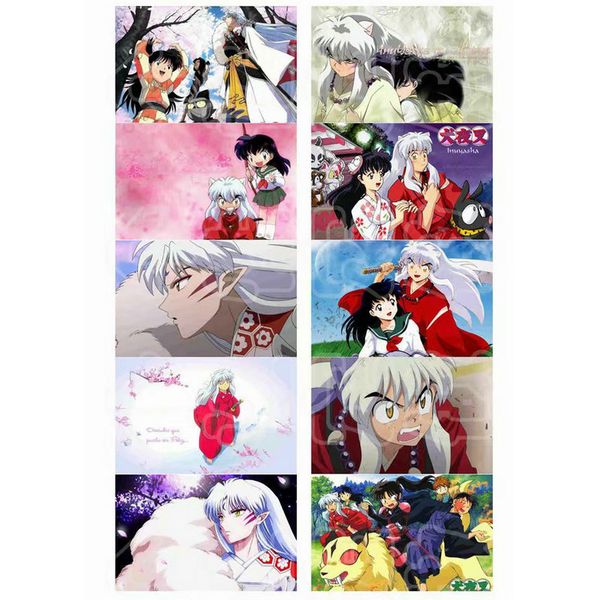

inuyasha наклейки различные стиль аниме наклейки автобус id водонепроницаемая карта наклейки классические игрушки lj201019