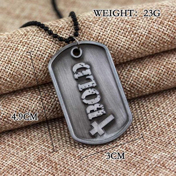 

fashion christian jewelry god necklace joshua be strong and courageous bible verse scripture letter bold brand pendant chain1, Silver