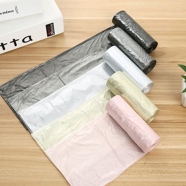 

trash bags large thick garbage bag household disposable black plastic storage kitchen bathroom 50*45cm1