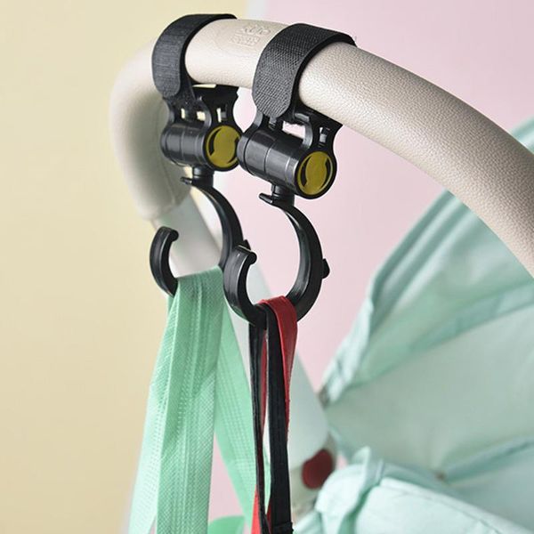 

baby hanger baby bag stroller hooks pram rotate 360 degree car seat accessories #y4