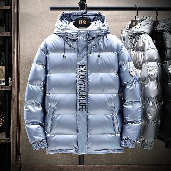 

2ley winter mens long jackets down jackets jacket duck white parkas outwear real raccoon fur hoodies snows coats thickening warm down overco, Black