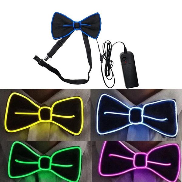 

men's and women's led luminous bow tie club party halloween