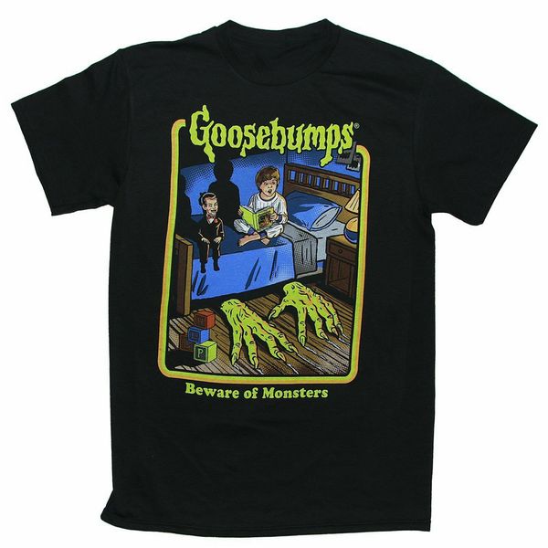 

new goosebumps beware of monsters logo t-shirt s-3xl tee shirt funny design sport hooded sweatshirt hoodie