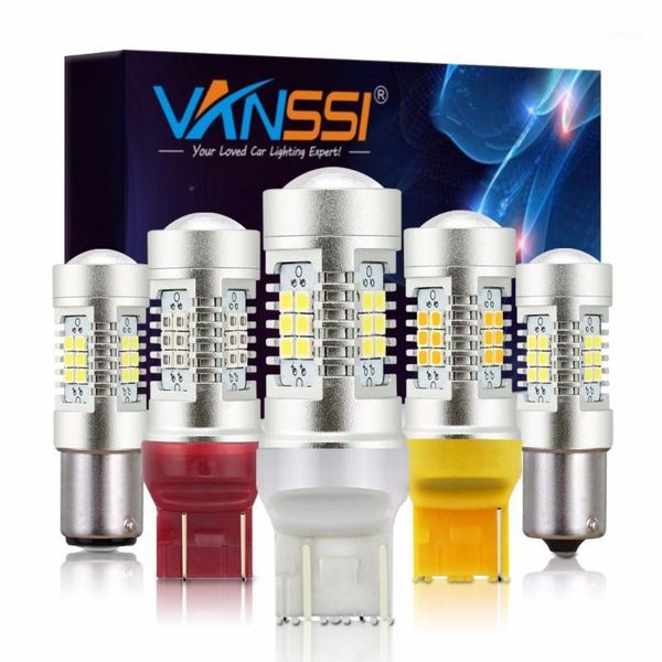 

1pcs t20 7440 w21w w21/5w 7443 1156 ba15s p21w bau15s py21w 1157 bay15d baz15d p21/5w led car light bulbs red amber white1