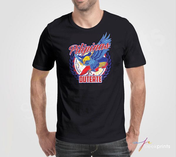 

2019 fashion pilipinas duterte eagle t-shirt (black) tees sport hooded sweatshirt hoodie