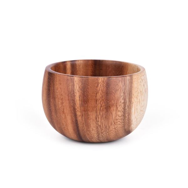 

solid wood bowl antiskid / heat insulation / keep warm wood craft wooden res jllard dhsybaby