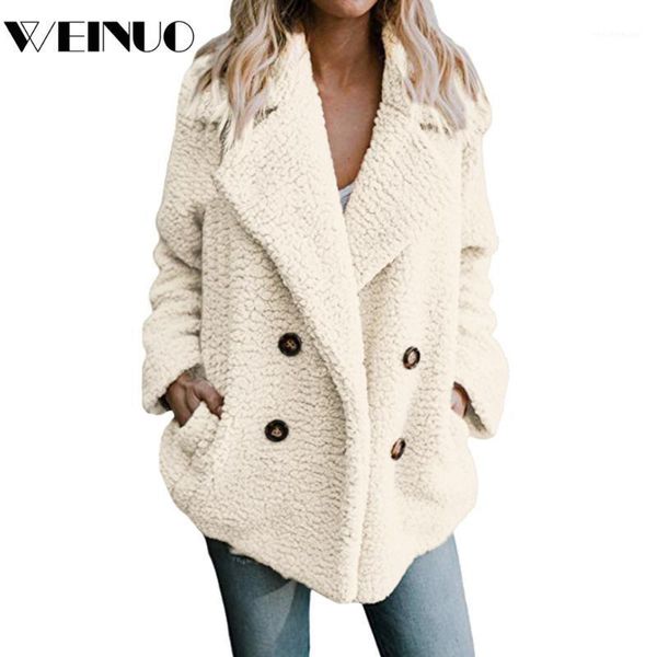 

coat female female jacket 2020women's casual jacket winter warm parka outwear ladies coat overcoat outercoat manteau femme1, Black;brown