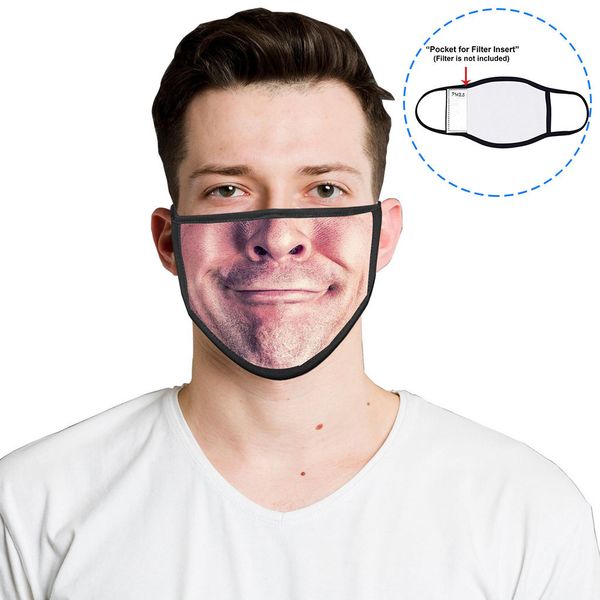 

facial mouth masks funny printing expression dust kawaii face cover fashion mask designer mascarillas respirator