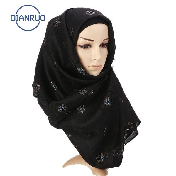 

dianruo fashion pashmina foulard head scarves new design flower print gold silk scarf soft organza travel sunscreen shawl q209 201026, Blue;gray