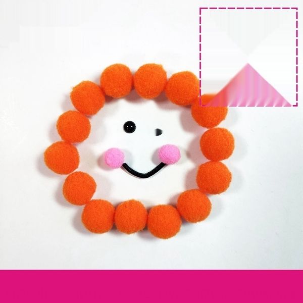 

gfsb4 chrysanthemum material ball facial expression material smiling tennis bouquet fur diy face table tennis tennisball table fur chrysanth