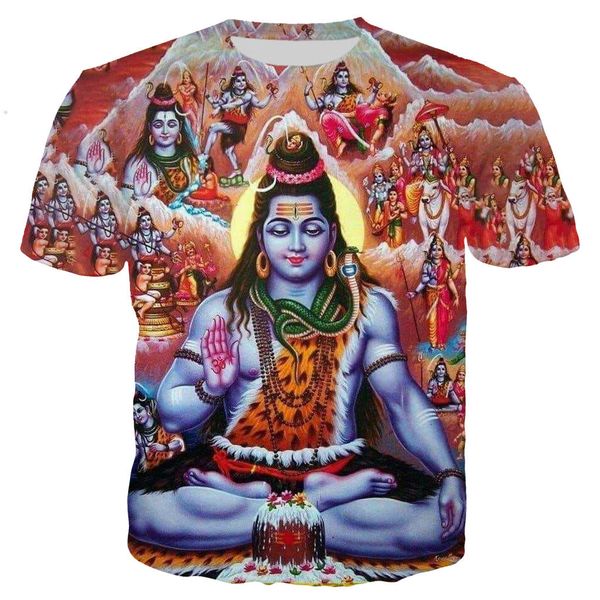 

new cool lord shiva 3d print shirts hentai kawaii graphic men clothing