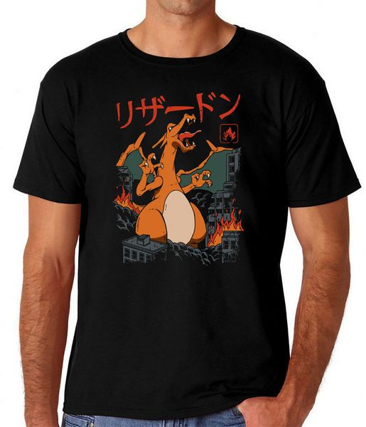 

kaiju чаризард мужская комедия футболка спортивная с капюшоном толстовка толстовка
