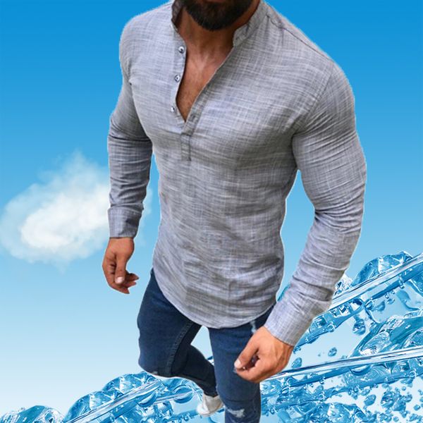

men's slim bluse trendy shirt long sleeve white gray blue black blouse mens urban blouse shirt top, White;black