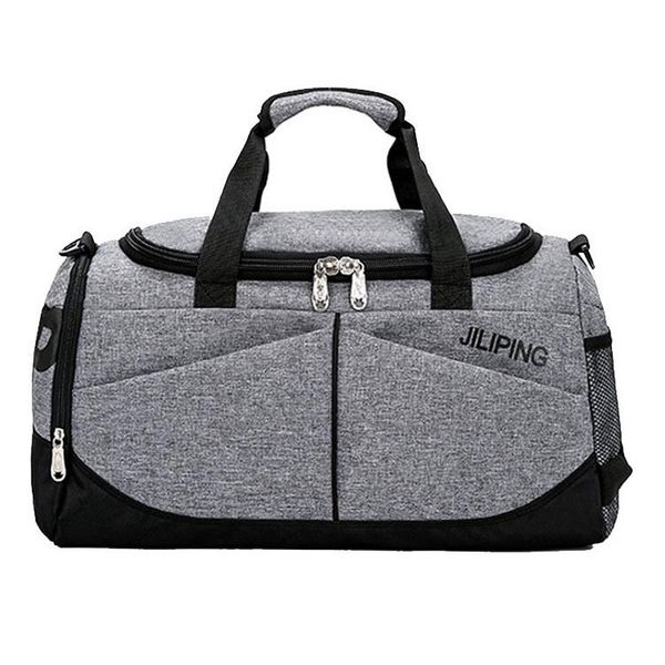 

luggage travel bag for men waterproof oxford large capacity zipper duffle fitness gym storage handbag shoulder messenger bag