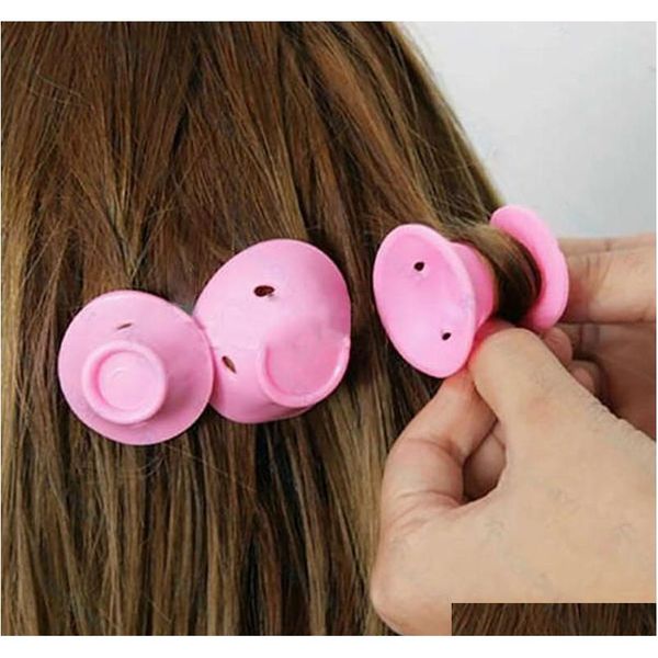 

20pcs curling tool of pink magic hair reel no clip no sile hair curlers profess qylxqx sweet07