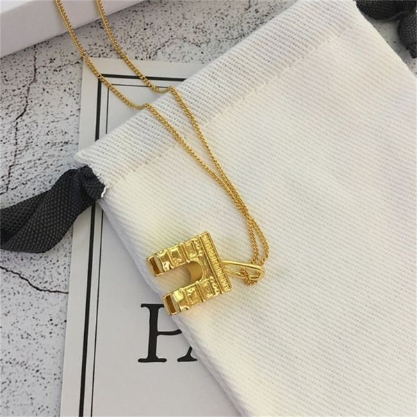 

87% off wholesale shop new brass gold-plated arc square arch necklace women's gold hollow relief pattern clavicle chain, Silver
