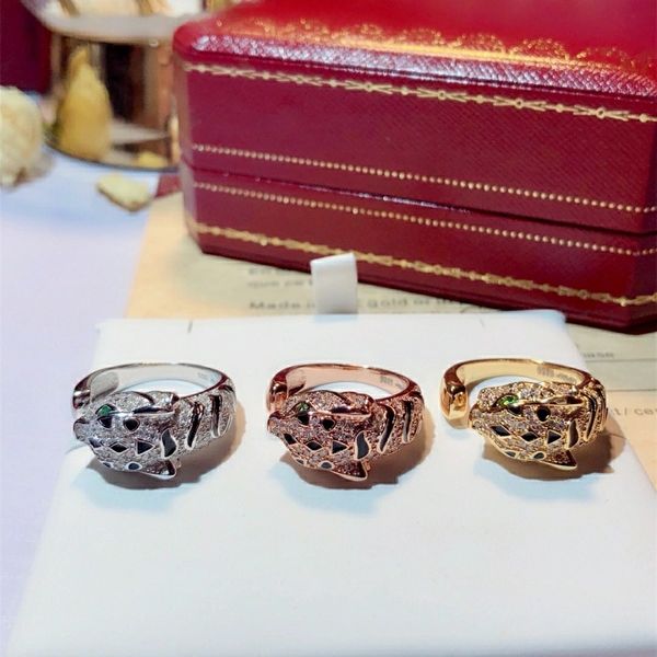 

3pz/lots luxury jewelry animal 316l titanium women's new brand jewelry stainless steel ring leo mens gold rings for women jewelries, Golden